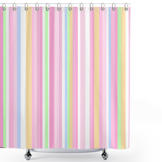 Personality  Stripe Pattern. Multicolored Background. Seamless Abstract Texture With Many Lines. Geometric Colorful Wallpaper With Stripes. Print For Flyers, Shirts And Textiles Shower Curtains