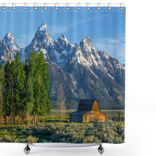Personality  Grand Teton Mountains, Wyoming. Shower Curtains