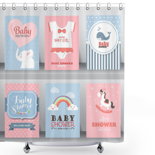 Personality  Greeting Invitation Cards. Shower Curtains