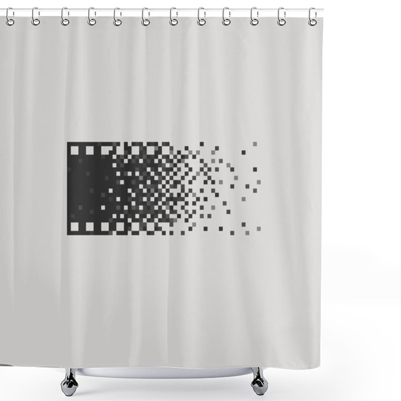 Personality  Photo logotype concept analogue shower curtains