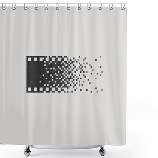 Personality  Photo Logotype Concept Analogue Shower Curtains