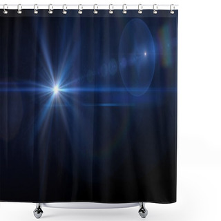 Personality  Light Expose Center4 Shower Curtains