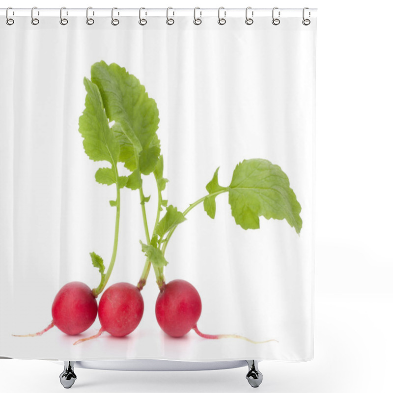 Personality  Radish With Leaves Shower Curtains