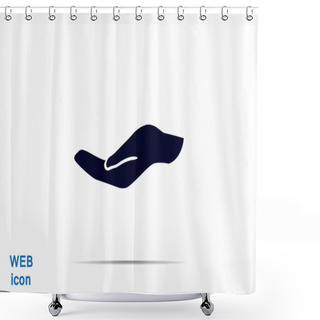 Personality  Asking Hand Web Icon Shower Curtains
