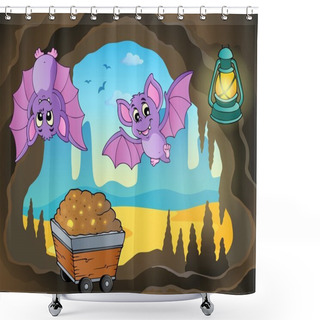 Personality  Mine Theme Image 7 Shower Curtains