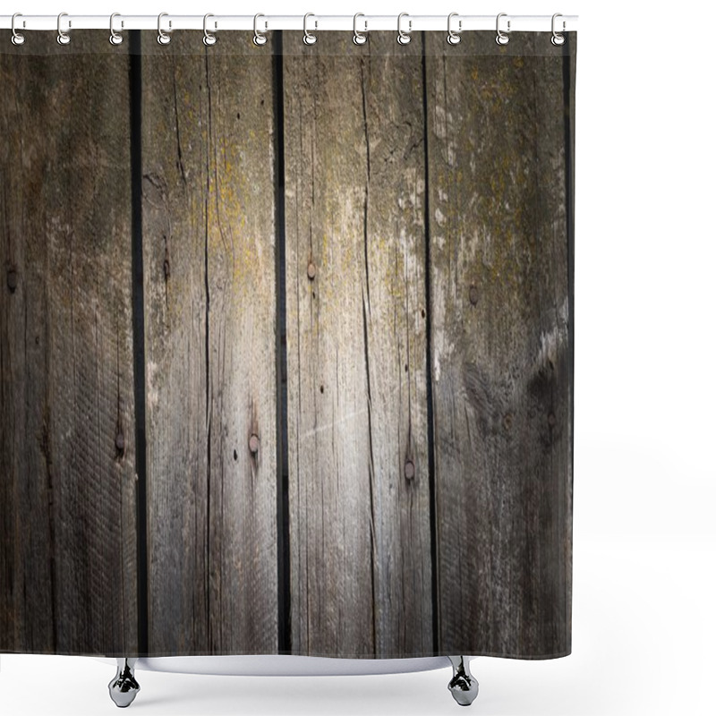 Personality  Old Wooden Planks Shower Curtains