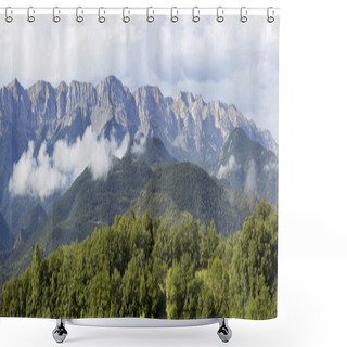 Personality  Serra Del Cadi Shower Curtains