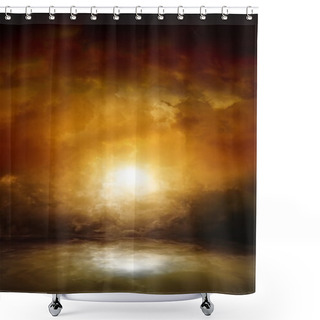 Personality  Dramatic Moody Sky Shower Curtains