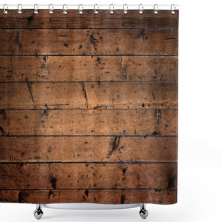 Personality  Old Rustic Wooden Surface Shower Curtains