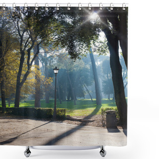 Personality  Park In Rome Shower Curtains