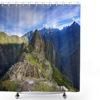 Personality  Machu Picchu Shower Curtains
