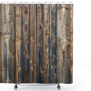 Personality  Aged Wooden Panel Background. Wallpaper Pattern Texture Shower Curtains