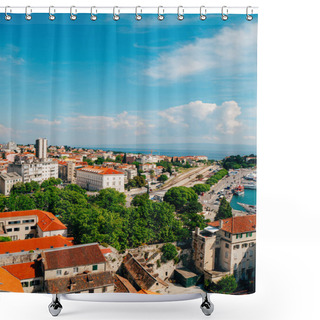 Personality  Split, Old Town, Croatia. View From The Tower-bell Tower To The Shower Curtains