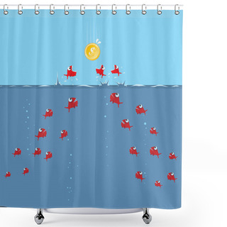 Personality  Dollar So Dead Shower Curtains