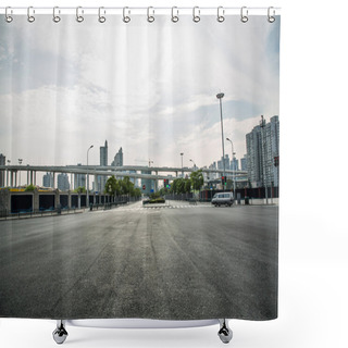 Personality  Urban Roads In Shanghai Shower Curtains