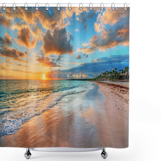 Personality  Fabulously Peaceful Sandy Beach Shower Curtains