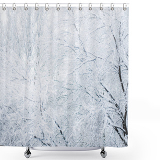 Personality  A Beautiful Winter Season Scene In Christmas Time Shower Curtains