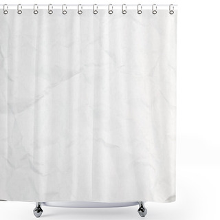 Personality  Crumpled Paper On Wooden Background. Shower Curtains