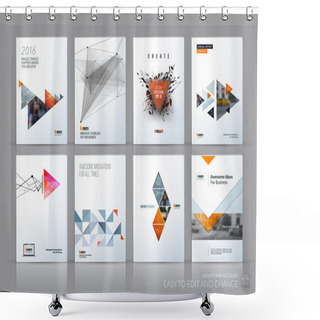 Personality  Brochure Template Layout, Cover Design Annual Report, Magazine, Shower Curtains