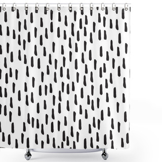 Personality  Modern Stylish Vector Texture. Shower Curtains