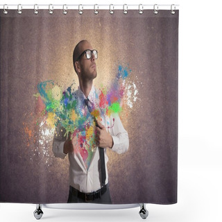 Personality  Creative Business Shower Curtains