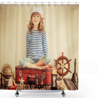 Personality  Adventure And Travel Concept Shower Curtains
