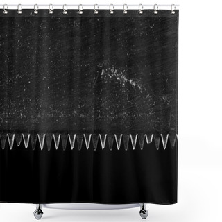 Personality  Dirty Saw Blade Shower Curtains