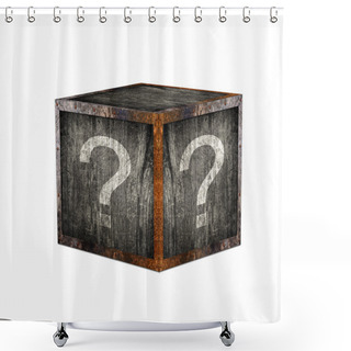Personality  Mystery Box Shower Curtains