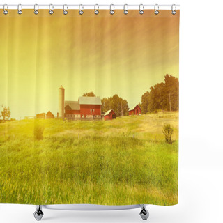 Personality  Traditional Farm Shower Curtains