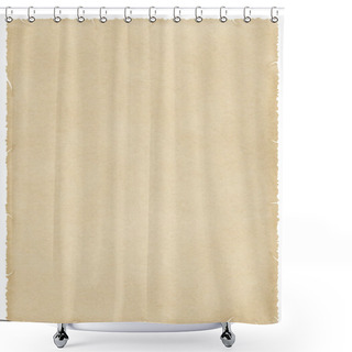 Personality  Large Stained Old Paper With Burn And Torn Edges Shower Curtains