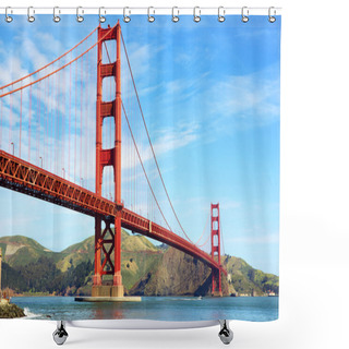Personality  Golden Gate Bridge Shower Curtains