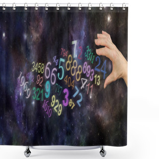 Personality  The Universal Significance Of Numbers Shower Curtains