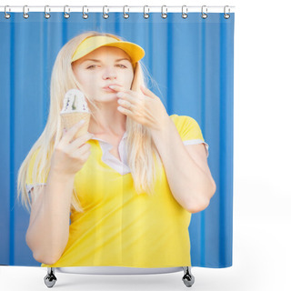 Personality  Outdoor Closeup Colorful Portrait Shower Curtains