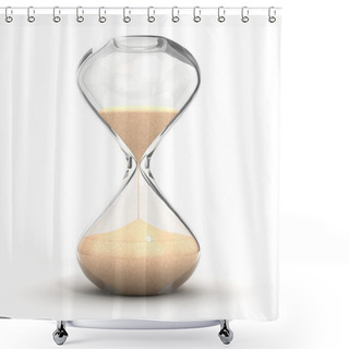 Personality  Hourglass, Sandglass, Sand Timer, Sand Clock Shower Curtains
