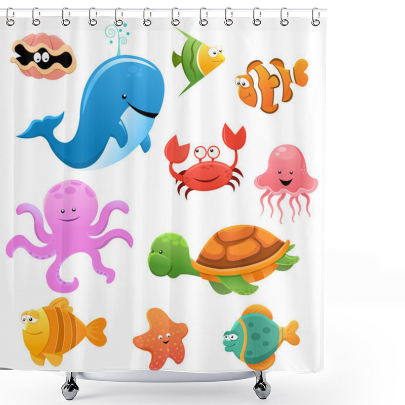 Personality  Sea Animals shower curtains