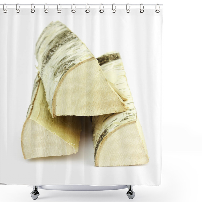 Personality  Birch Firewoods Shower Curtains