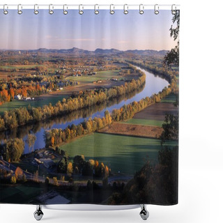 Personality  Farmland In Massachusetts Shower Curtains
