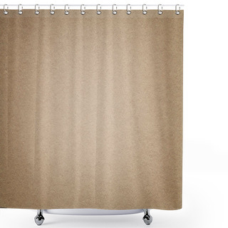 Personality  Texture Of Vintage Dark Beige Paper Background With Vignette. Structure Of Dense Light Brown Kraft Cardboard With Frame. Felt Gradient Backdrop Closeup. Shower Curtains