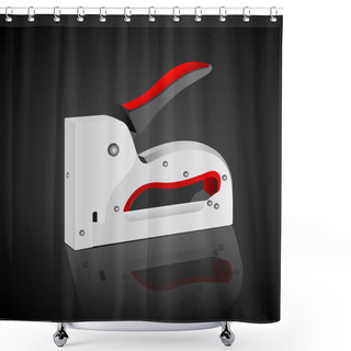 Personality  Stapler Illustration,  Vector Illustration   Shower Curtains