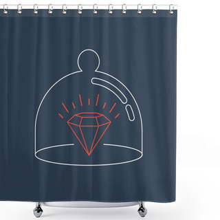 Personality  Assets Insurance Concept Shower Curtains