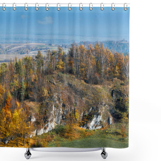 Personality  Panorama Of  Krakow-Czestochowa Upland Shower Curtains