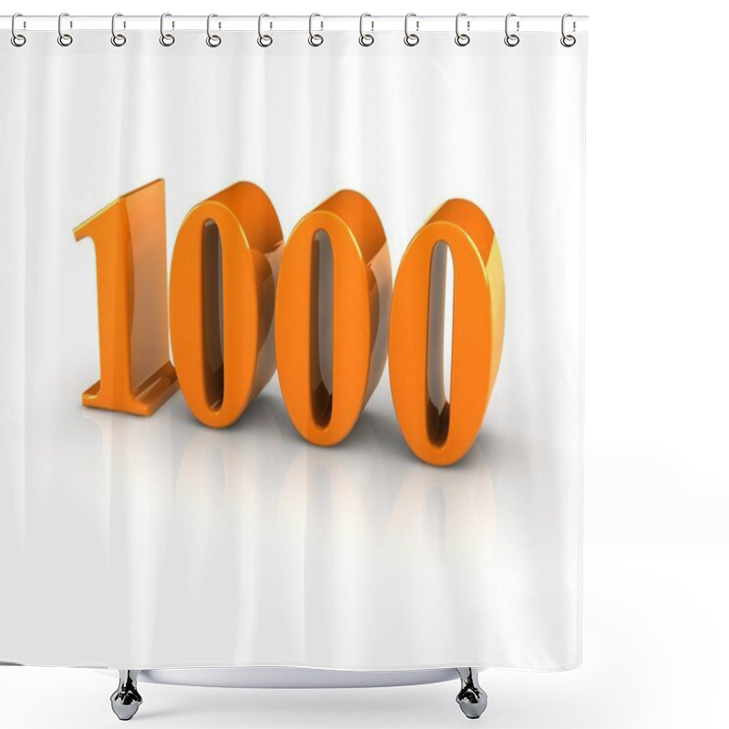 Personality  Number 1000 Shower Curtains