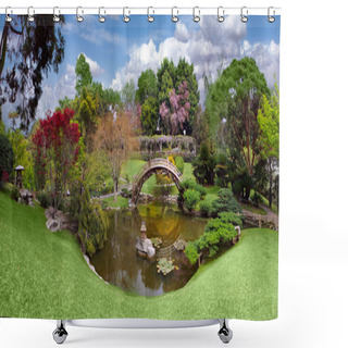 Personality  Beautiful Botanical Garden At The Huntin Shower Curtains