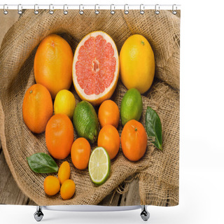 Personality  Fresh Citrus Fruits   Shower Curtains