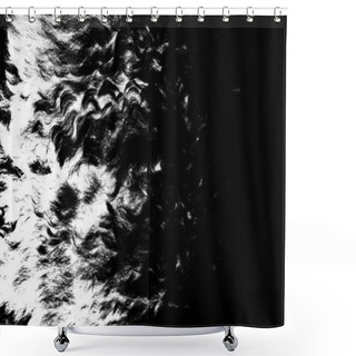Personality  Abstract Background. Monochrome Texture. Black And White Textured Background.       Shower Curtains