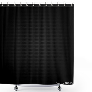 Personality  Vector Abstract Dotted Metal Background Design Shower Curtains