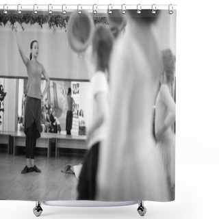 Personality  Dance Classes For Kids Shower Curtains