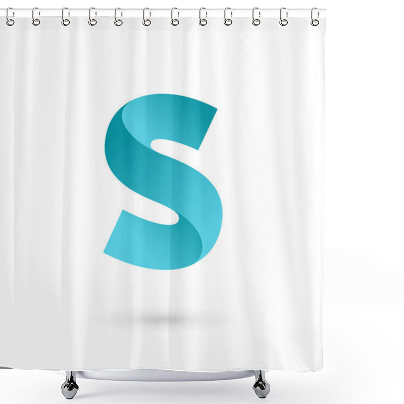 Personality  Letter S logo icon design template elements shower curtains