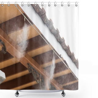 Personality  Mist Cooling System On Commecial Building To Manage Ambient Temp Shower Curtains