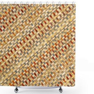 Personality  Basketry Weave Shower Curtains